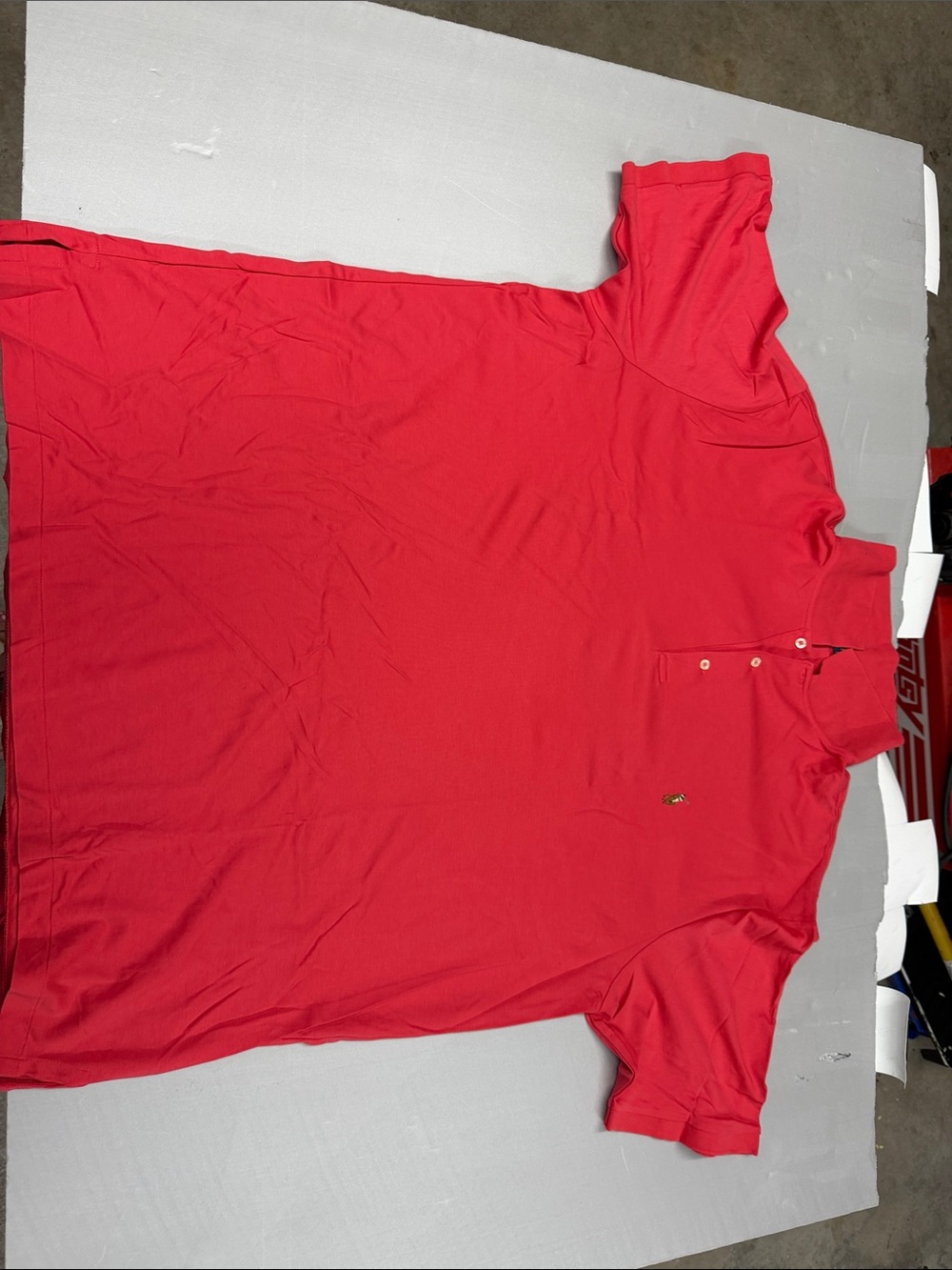 Polo by Ralph Lauren Men's Bright Red Classic Pique Polo